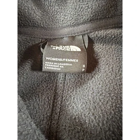 The North Face Glacier 1/4 Zip Fleece Dress Long Sleeve Black Women’s Small - Picture 2 of 9